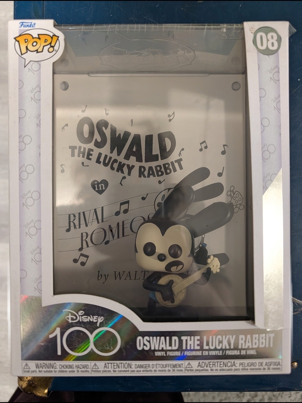Funko Oswald The Lucky Rabbit Black & Cream Pop! Vinyl Figure - Disney